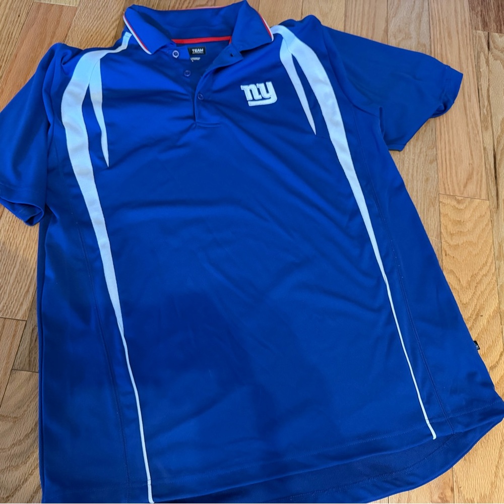 New York Giants Royal Blue Polo with White Accents